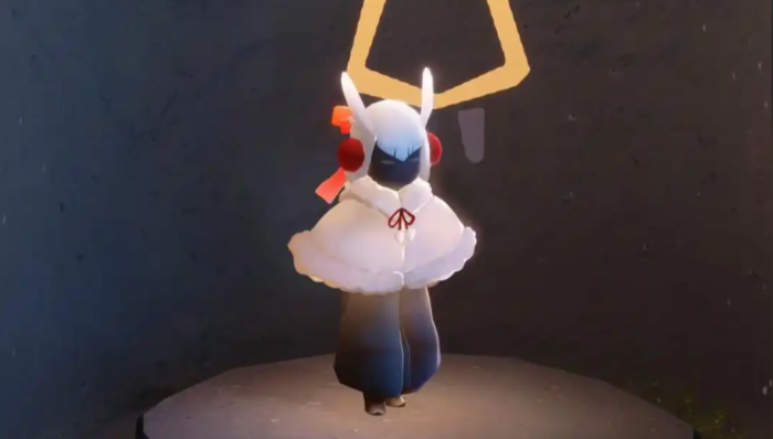 光遇绒边斗篷怎么搭1