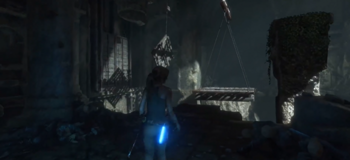 古墓丽影放水那一关怎么过1