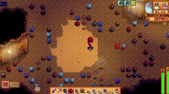 星露谷物语如何在矿洞过夜1