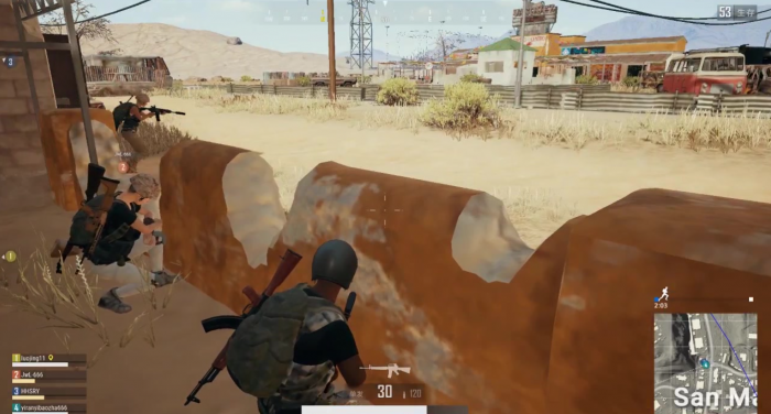 绝地求生在高处怎么打低处3