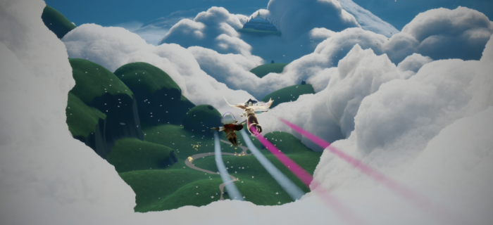 光遇飞行时怎么保持好高度2