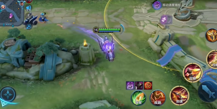 王者荣耀戈娅怎么超快移速1