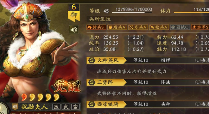 三国志战略版祝融夫人怎么玩1