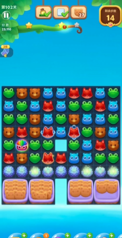 开心消消乐102关怎么过3