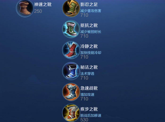 王者荣耀移速怎么出装快1