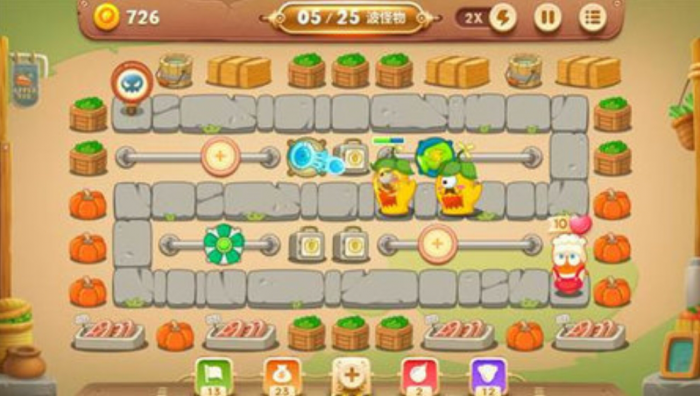 保卫萝卜3冒险20关怎么过2