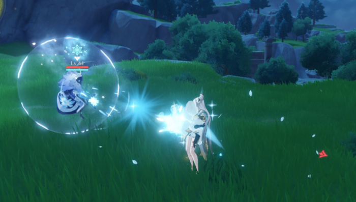 原神怎么打破敌人的冰冻1