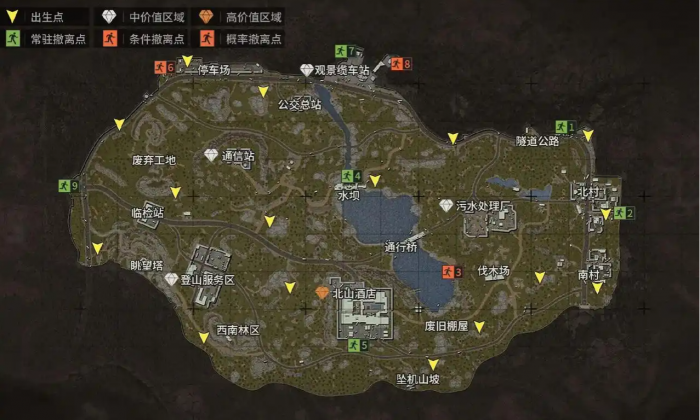 暗区突围北山哪里最适合打狙1