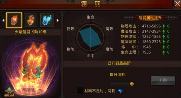 全民奇迹翅膀羽毛带什么好2