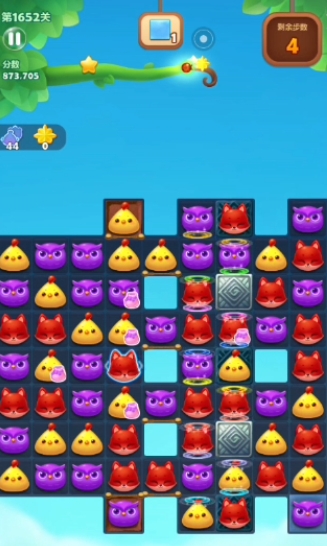 开心消消乐1656关怎么过关2