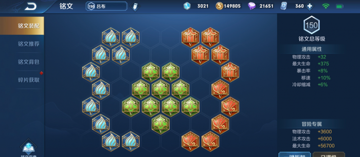 王者荣耀吕布铭文出装是什么1