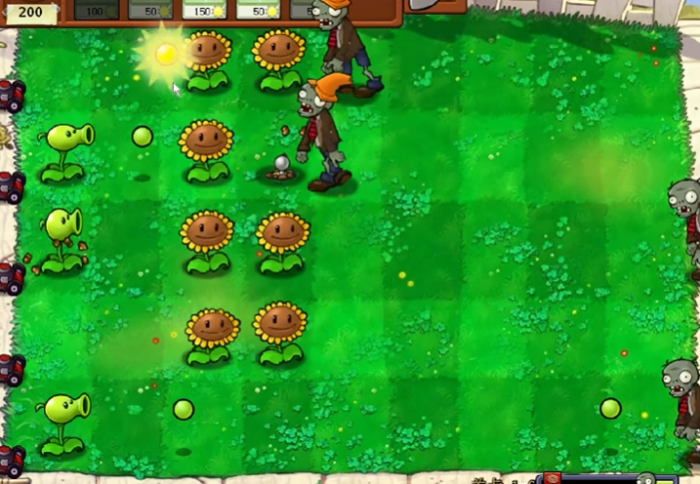 植物大战僵尸95版怎么过1