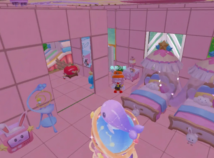 摩尔庄园小镇的房子如何放入1