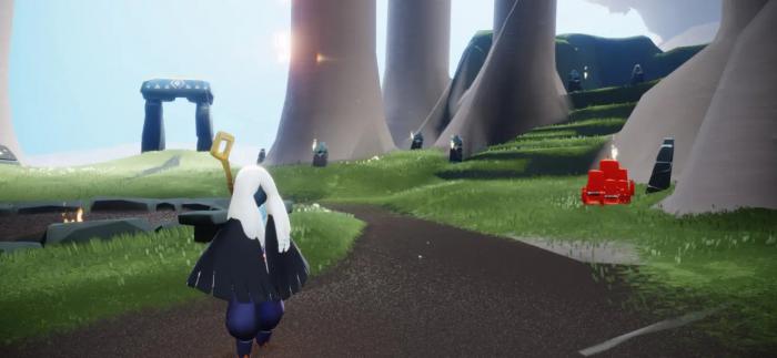 在光遇游戏中怎样使用彩虹制作彩虹桥3