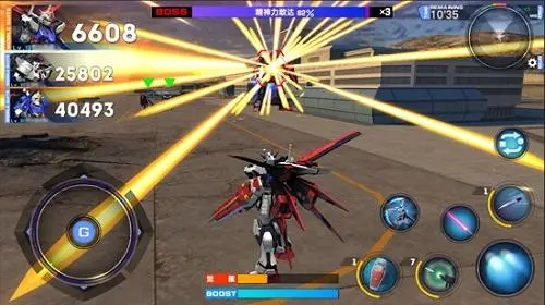 敢达争锋对决能天使连招需要注意哪些细节1