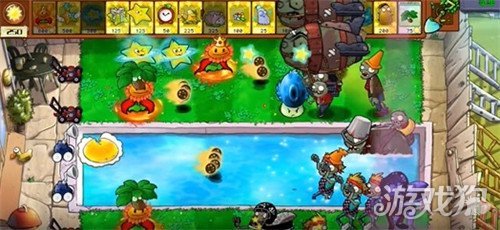 植物大战僵尸杂交版巨人飞艇怎么打1