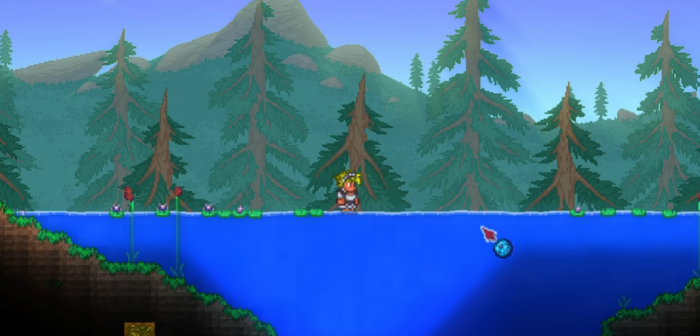 泰拉瑞亚钓鱼能获得什么1