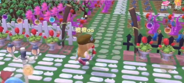 摩尔庄园地砖买完怎么铺3