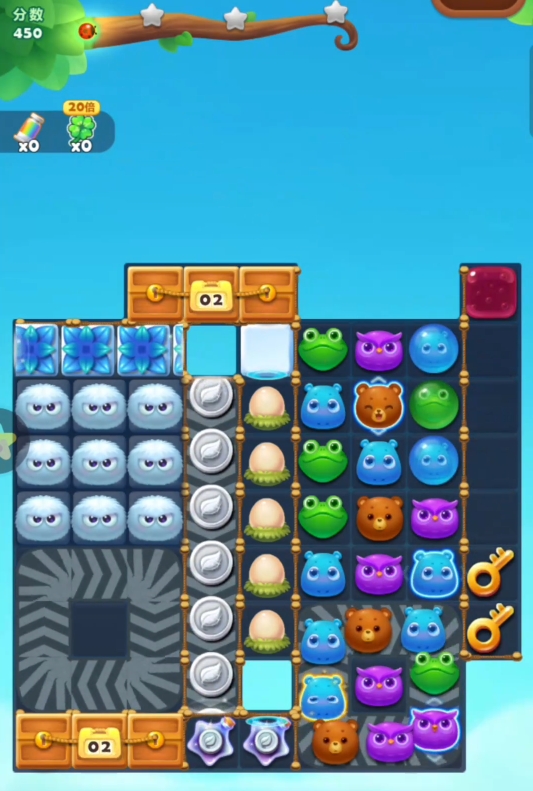开心消消乐第1483关怎么过2