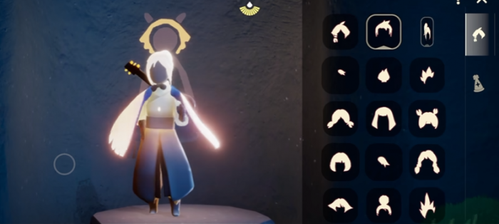 光遇里峡谷的黑脸面具怎么玩1