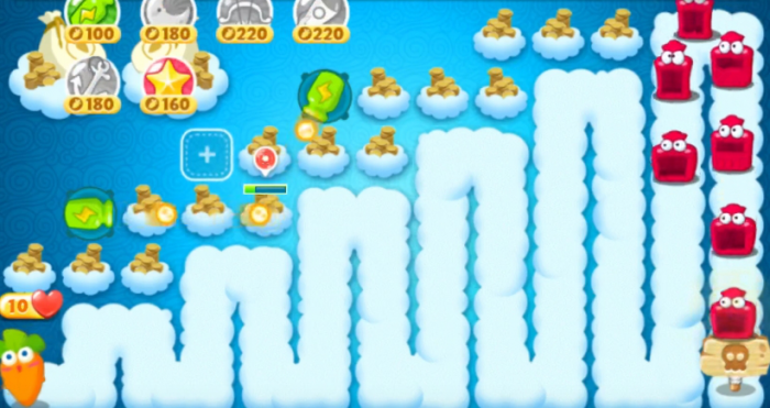 保卫萝卜2攻略58关怎么过1