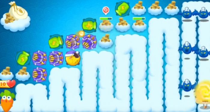 保卫萝卜2攻略58关怎么过2