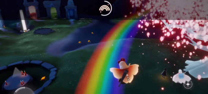 光遇怎么用彩虹做彩虹桥2