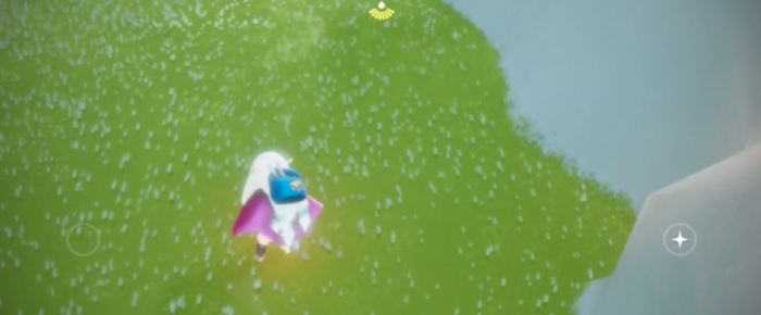 光遇风向先祖旁边的小金人怎么拿2