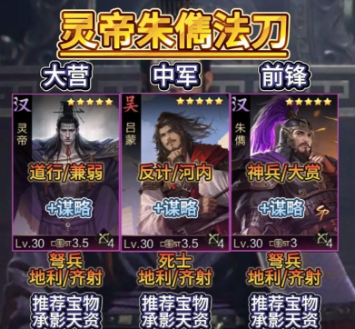 率土之滨只有灵帝和吕蒙该怎么组1