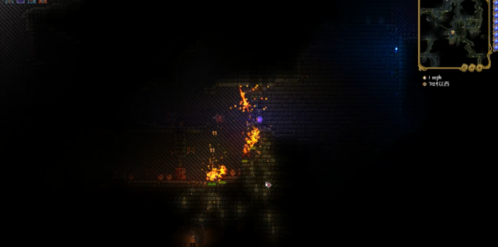 泰拉瑞亚如何开地狱宝箱2