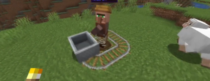 我的世界如何吸引村民3