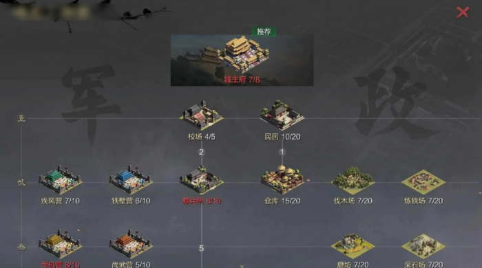 率土之滨怎么快速获得五级城1