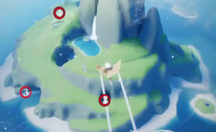 光遇圣岛季怎么飞上去1