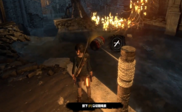 古墓丽影10怎么炸雕像2