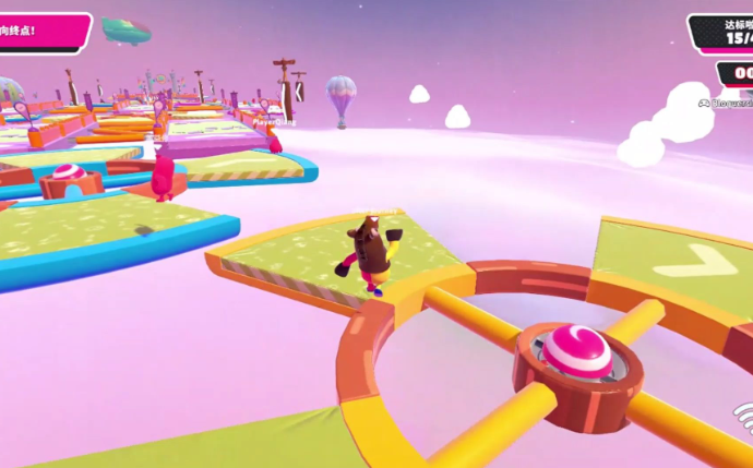 糖豆人大风车转转转怎么过1