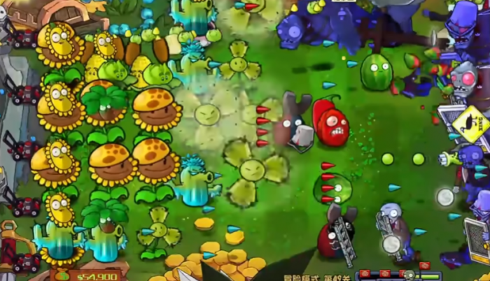 植物大战僵尸49关怎么过2