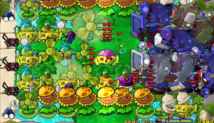 版植物大战僵尸57怎么过3