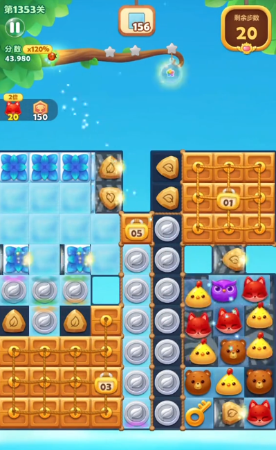 开心消消乐1353怎么玩1