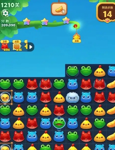 开心消消乐1210关怎么过1