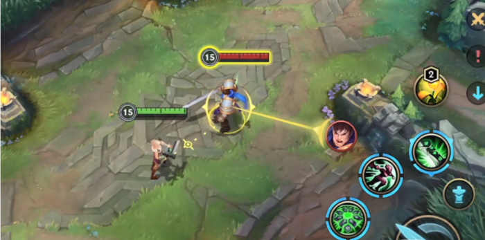 英雄联盟手游用什么打锐雯2