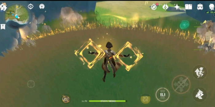 原神紫色岩石怎么打碎1