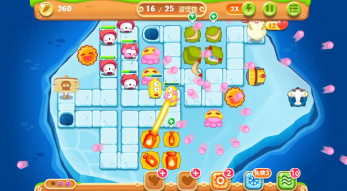 保卫萝卜2攻略84关怎么过3