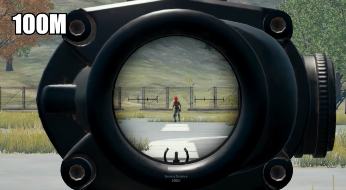 绝地求生大逃杀四倍镜怎么使用1