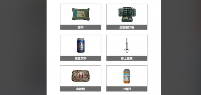 绝地求生刺激战场有什么药1