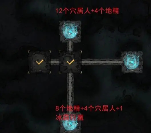 地下城堡3幽雾森林怎么过1