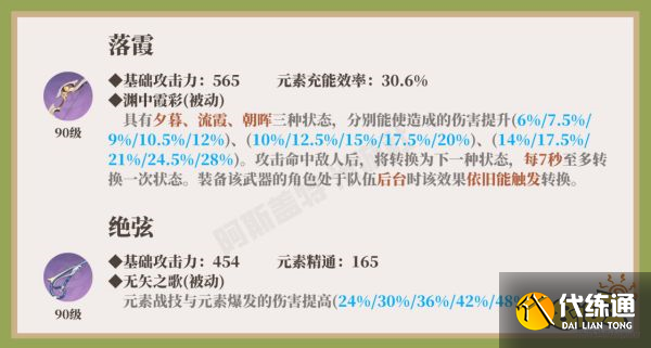 原神柯莱武器推荐 柯莱用什么武器好