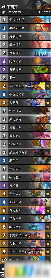 炉石传说巨龙降临宇宙猎怎么玩 巨龙降临宇宙猎卡组介绍